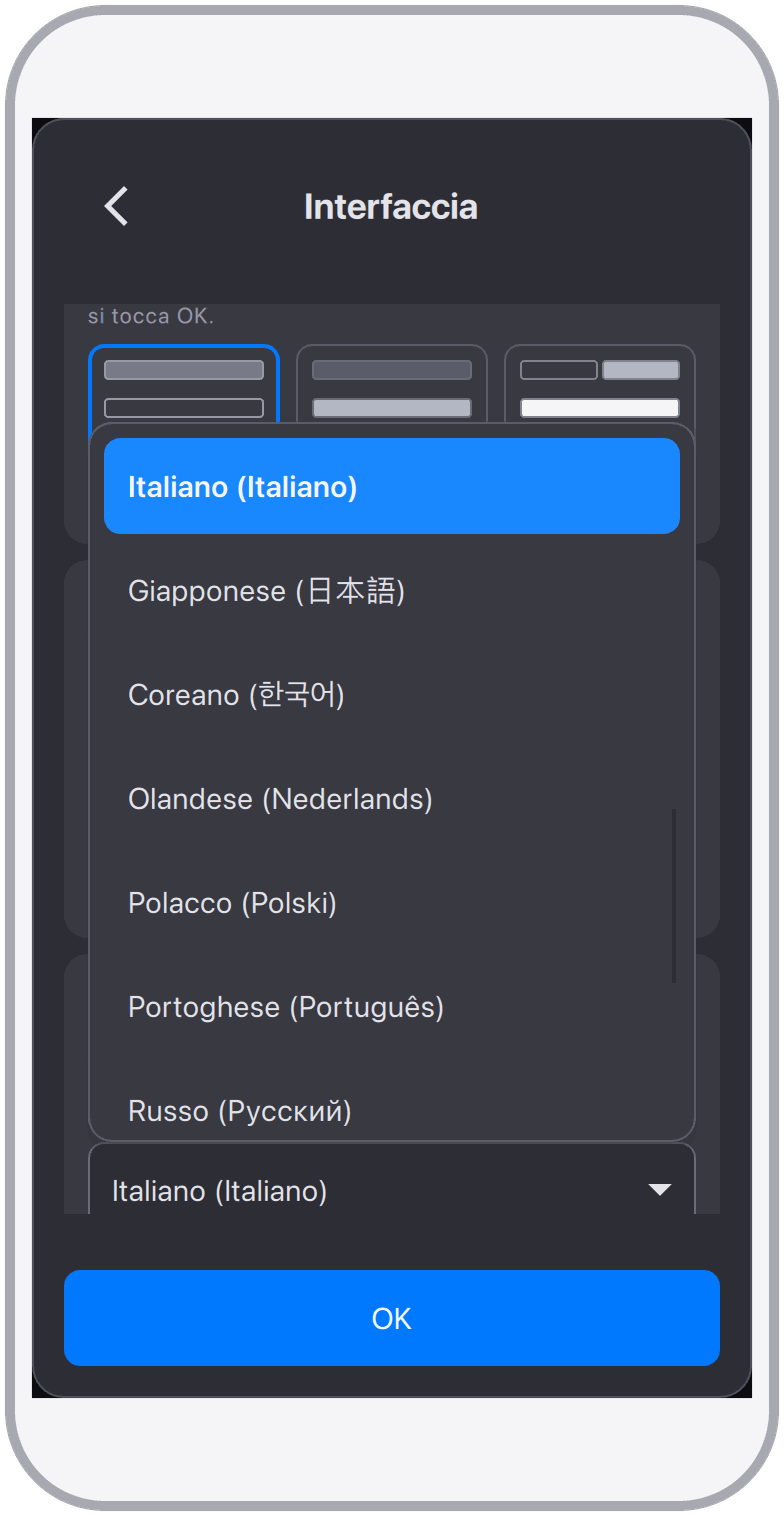 Supporto Multilingue